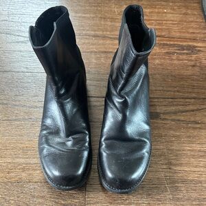 Stuart Weitzman Men's Black Leather Boots